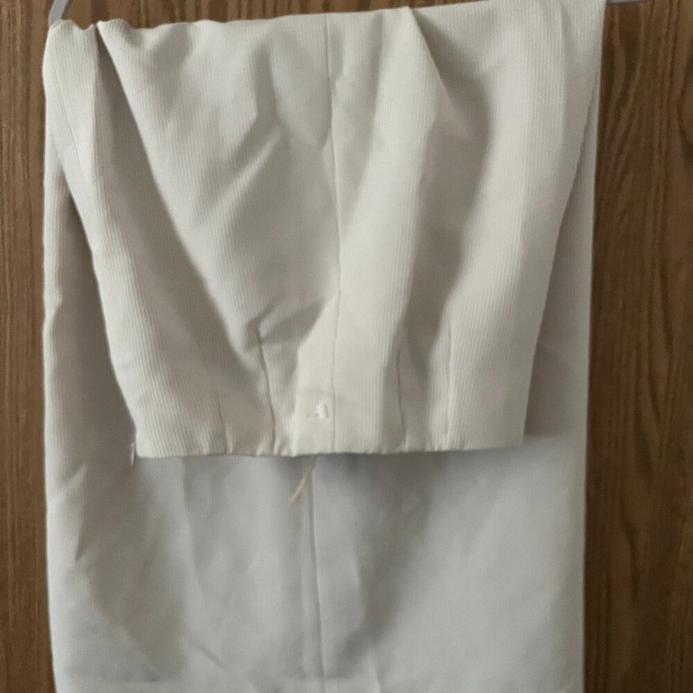 Vintage Cream Maxi Skirt
